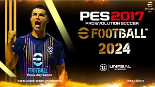 PES 2017 | GOLDEN MENU MESSI & RONALDO 2024 | 2/20/24 | PC