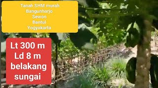 Tanah murah di Yogyakarta shm 300 m Ld 8 m Bangunharjo Sewon Bantul Yogyakarta