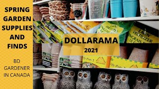 Dollarama Spring Garden Supplies,2021#Shop With Me#Gardening Section Finds#Dollarama Spring Update