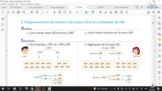 ESMATE TERCER GRADO CLASE 2.3 UNIDAD 1