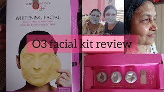 O3+ whitening facial brightening and whitening single use kit with peel off mask review