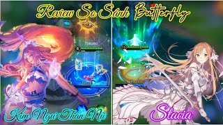 Review so sánh Butterfly Kim Ngư Thần Nữ vs Butterfly Stacia / Rum ○● Butterfly/ LIÊN QUÂN