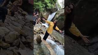 SAJLA WATERFALL ( Manali ) #waterfall #rain #romance #reels #shorts