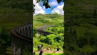 Glenfinnan Viaduct in your riding gear.