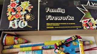 Esco Mini Monster Selection Box   Old Fireworks 1985