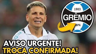 REVIRAVOLTA! NINGUÉM ESPERAVA POR ISSO! FOI CONFIRMADO! NOTÍCIAS DO GRÊMIO