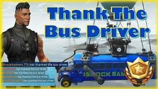 Thank the bus driver for 1 hour