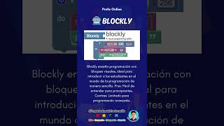 ¡Programación fácil y divertida con Blockly! 💻🧩