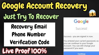 How to recover Gmail Account Without Phone Number Without Verification Trick | The Easiest Way 2023