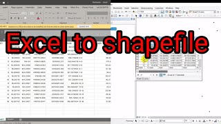 excel to shapefile in ArcGIS