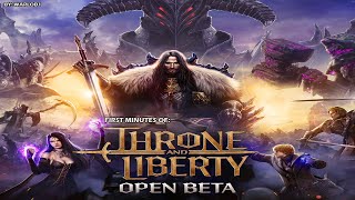 Throne And Liberty | OPEN BETA | Primeros minutos | Audio japonés y sub español