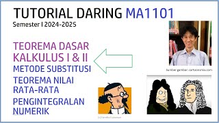 Tutorial Daring MA1101 Sem I 2024/2025 | TDK II, Teorema Nilai Rata-Rata, dan Pengintegralan Numerik