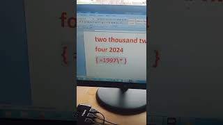 Number ko word me kaise convert kare || ms word me number ko word me update karna sikhe #shortvideo