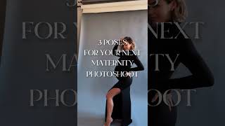 3 Poses to steal for your next maternity photoshoot 🖤 #maternityphotography #maternityphotoshoot