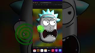 Drawing Rick Sanchez Using Affinity Designer 2