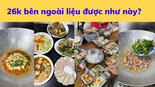 26k 1 suất ở bên ngoài liệu được như này không anh em nhỉ?