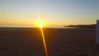 2 hour Go Pro Time lapse of Woolacombe Sunset North Devon