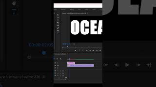 How To Add Video inside Text In Premiere Pro? #text #texteffect