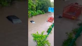 heavy rain 🌧️ in delhi #youtubeshorts #shortvideo #delhi #rain #weather