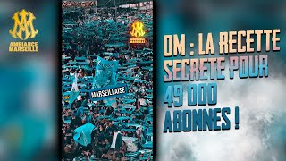 L'#om établit un nouveau record de 49000 abonnés ! Découvrez leur secret ! 🔥 #olympique #marseille