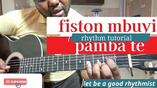 Fiston mbuyi pamba te intro and rhythm tutorial with Ngoy kabangwa