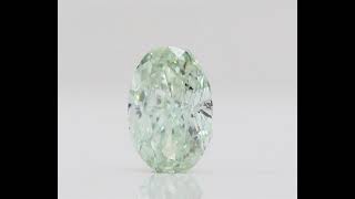 0.33 ct FANCY GREEN SI1 OVAL GIA 天然 ダイヤモンド ルース