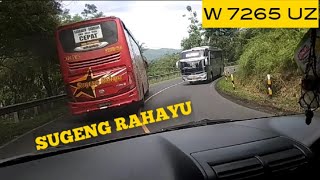 Trek pagi sugeng rahayu W 7265 UZ dijalur lumbir