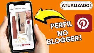 Perfil do PINTEREST no BLOGGER - Aumente o Tráfego do seu Blog