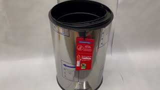 Lixeira com Pedal Aço Inox Tramontina 12 Litros