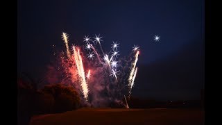 Beth and Gary Wedding Fireworks at Dudsbury 29th April