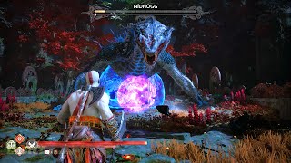 God of War Ragnarok - God KillerYoung Kratos Vs. Nidhogg Boss Fight ( 60FPS)