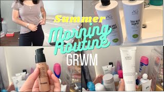 GRWM| Summer Morning Routine 2020| Makeup, Outfit| Jasmin Sparkle