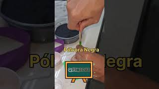 Pólvora silbadora y Pólvora Negra #química #shorts #pirotecnia