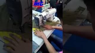 Double Neelde Sewing Machine Funny Working with Broom#Shorts