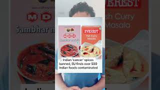 #IndianSpices banned for having #cancer causing chemicals #shorts