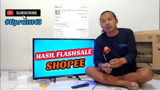 SHOPEE || TV LED 32" HASIL FLASHSALE SHOPEE AUTOBUY