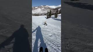 360 On Skis #skiing #trick