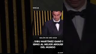 EL DIBU MARTINEZ GANÓ EL PREMIO AL MEJOR ARQUERO DEL MUNDO #viralvideo #shortsvideo #argentina #fyp