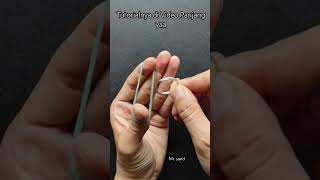 Trik Cincin Menembus Karet #sulapkaret #carasulapkaret #rubberbandmagictrick #tricksulap #sulapkeren