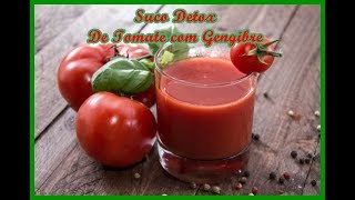 6 SUCO DETOX DE TOMATE, MARACUJÁ, HORTELÃ E GENGIBRE