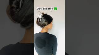 Try this style ✅ #clawclipstyle #hairtutorial #shortsyoutube #ytshortsvideo #exploremore