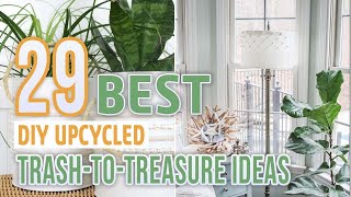 29 Best DIY Upcycled Trash to Treasure Ideas