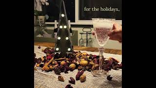 Sparkling water and bitters for the holidays, drive safe and be well! --Grandeur View Bitters