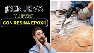 🌟COMO HACER UN PISO CON RESINA EPÓXICA 🚀 #resinaepoxica #construccion #epoxyfloor #epoxyflooring