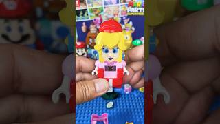 Change Suit Lego Princess Peach To Lego Propeller Power Up Suit #lego #viral #toys #shorts