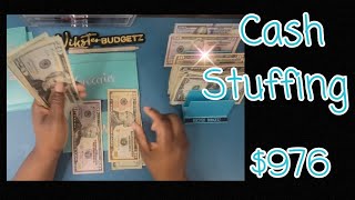 CASH STUFFING | WALLET AND BILLS | FLIP THRU OF @MOJOJOJOPLANS NEW CURRENTLY STICKER BOOK