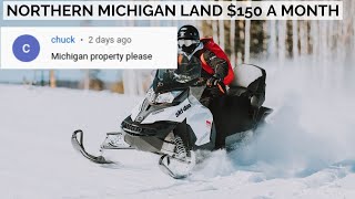 Northern Michigan Land $150 A Month