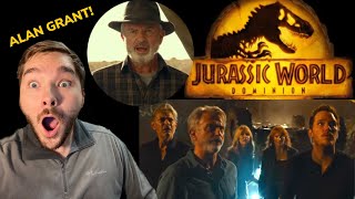 JURASSIC WORLD DOMINION TRAILER REACTION!!! ALAN GRANT AND IAN MALCOLM ARE BACK!