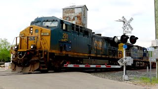 Raised Letter K5H! CSX Manifest in Fortville, IN 4/28/24