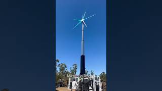 #microgrid testing Uprise portable #windturbine #greenenergy #offgrid #offgridpower #renewableenergy